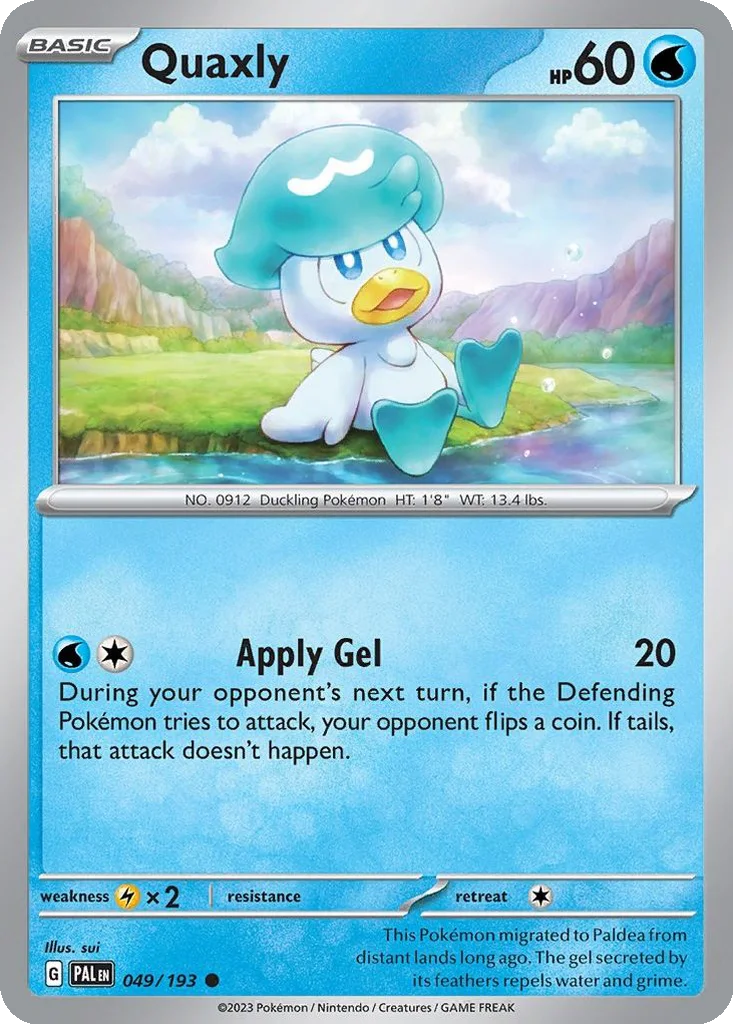 Quaxly – Paldea Evolved nr 049/193 (Normal)