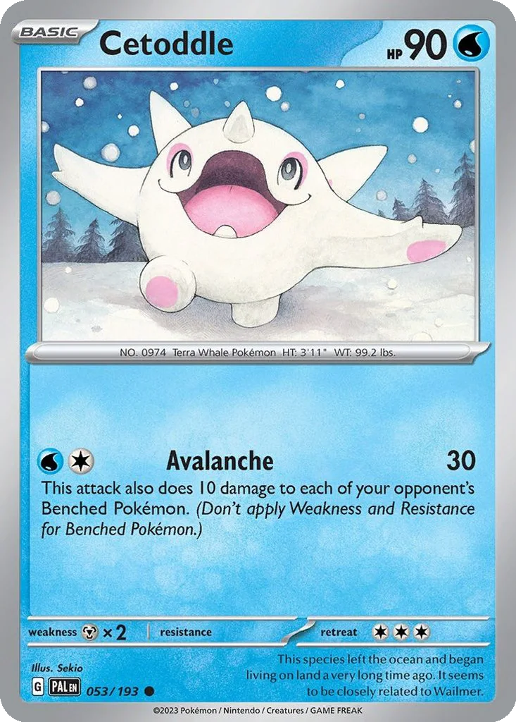 Cetoddle – Paldea Evolved nr 053/193 (Normal)