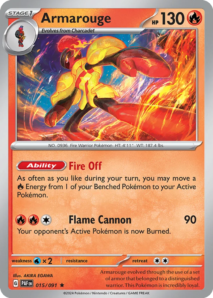 Armarouge – Paldean Fates nr 015/091 (Holo)