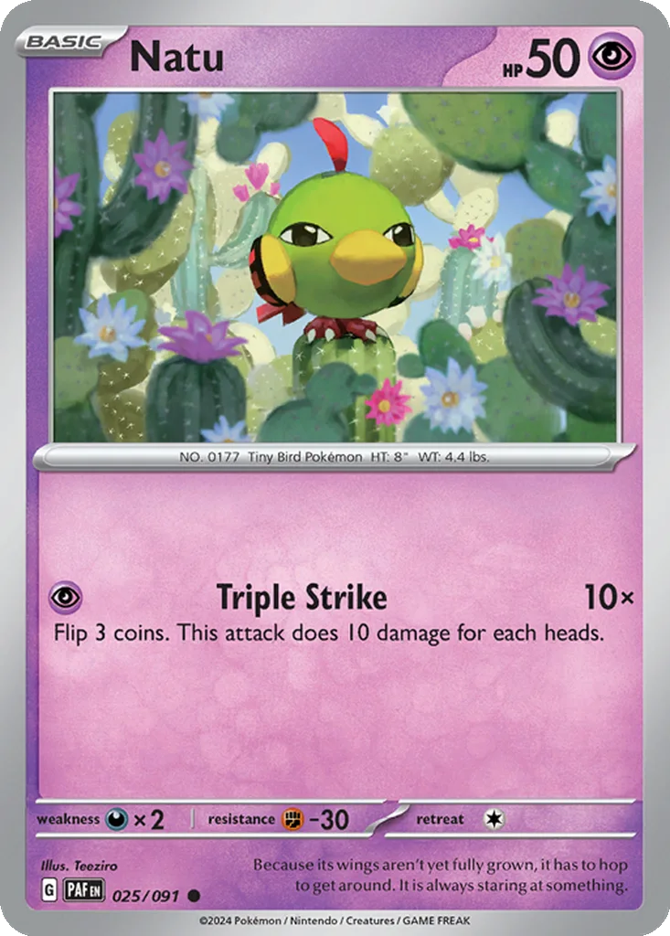 Natu – Paldean Fates nr 025/091 (Normal)