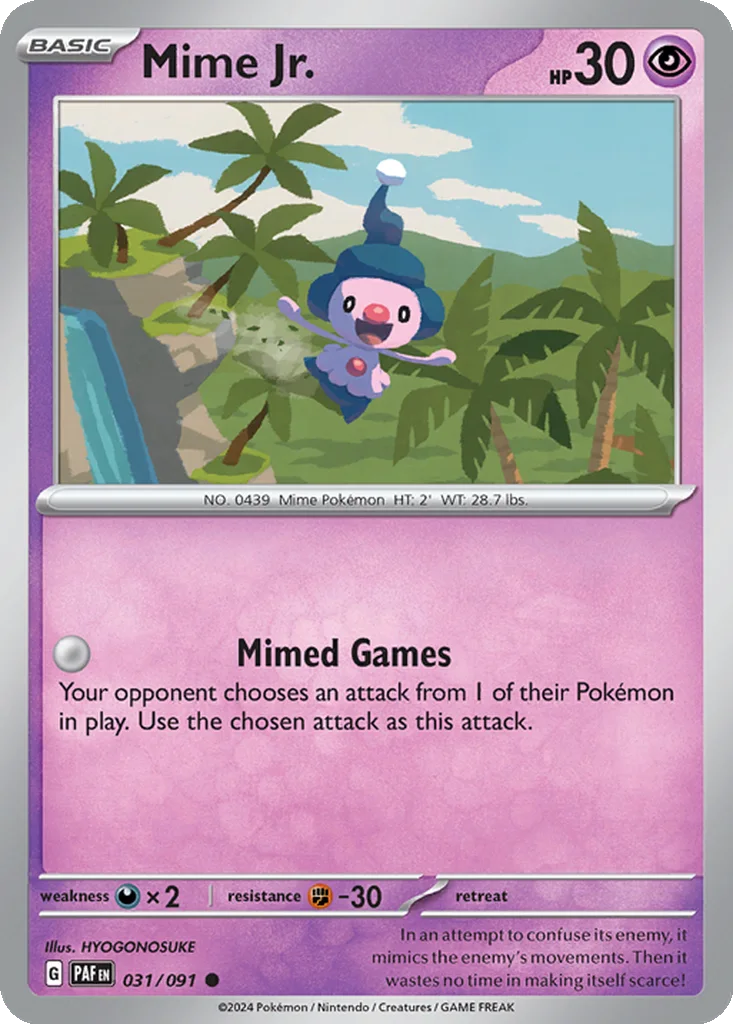 Mime Jr. – Paldean Fates nr 031/091 (Normal)