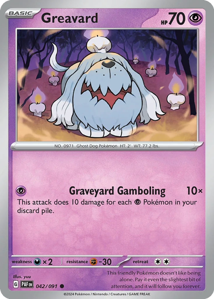 Greavard – Paldean Fates nr 042/091 (Normal)