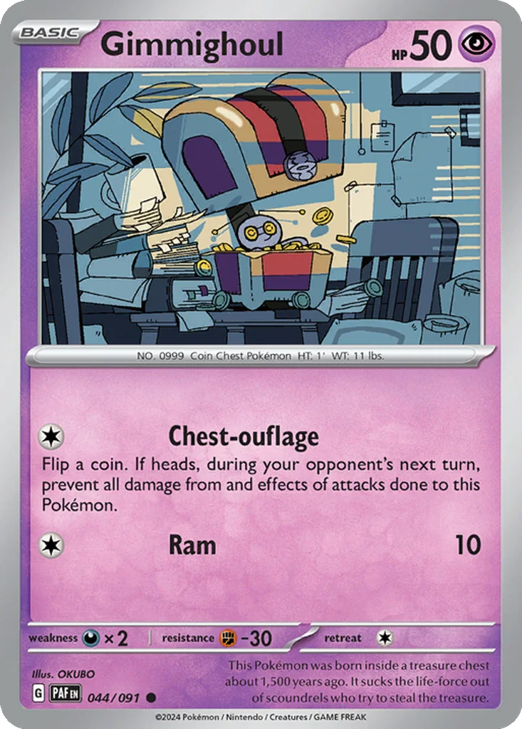 Gimmighoul – Paldean Fates nr 044/091 (Normal)