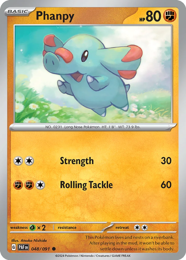Phanpy – Paldean Fates nr 048/091 (Normal)
