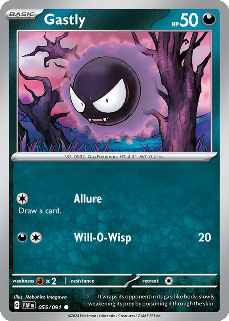 Gastly – Paldean Fates nr 055/091 (Normal)
