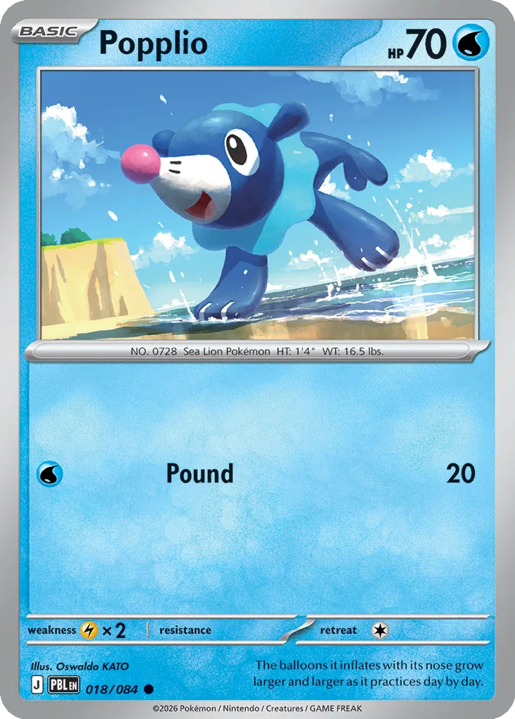 Popplio – Pitch Black nr 018/084 (Normal)