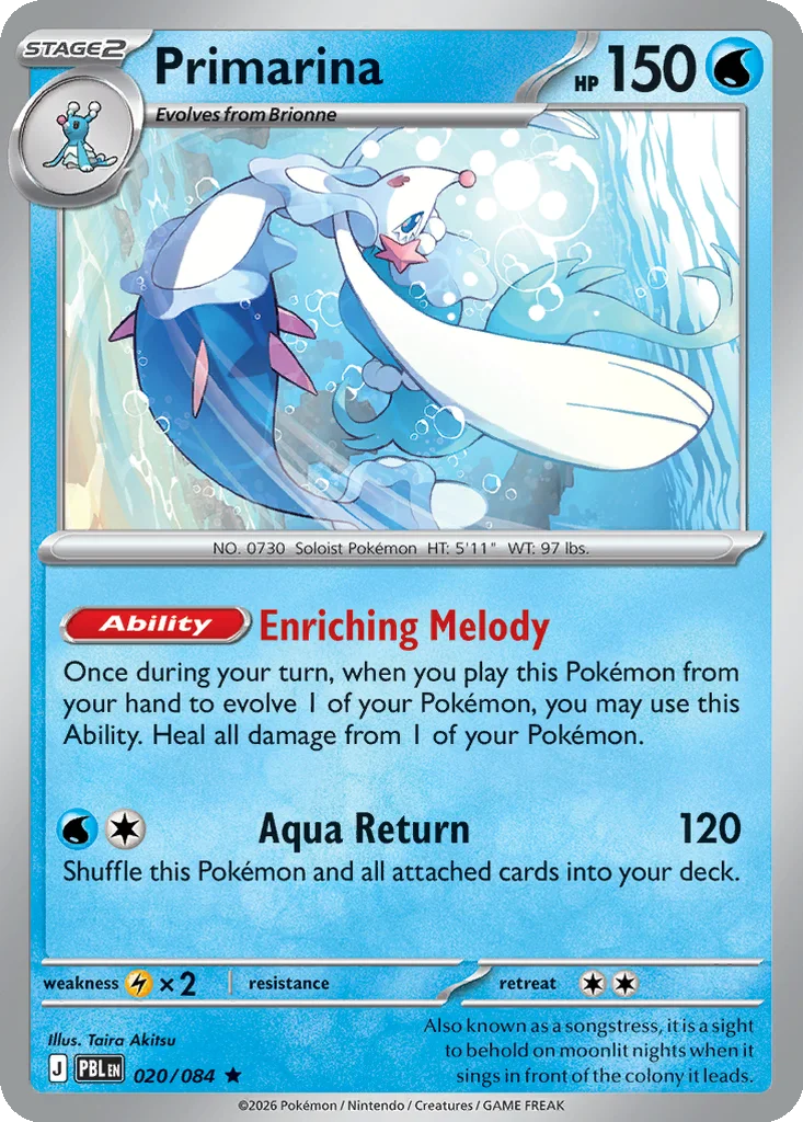 Primarina – Pitch Black nr 020/084 (Holo)