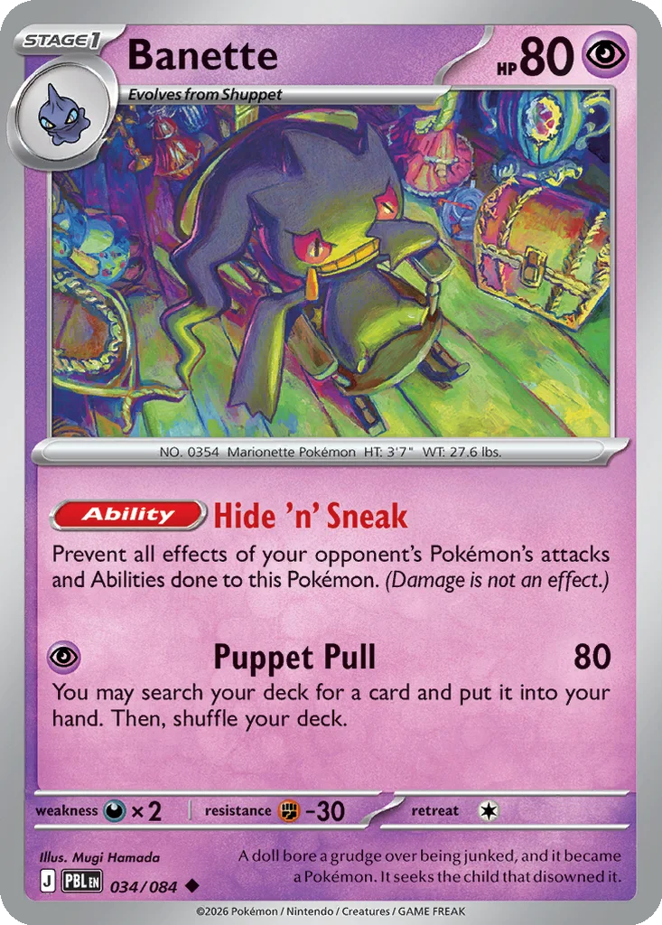 Banette – Pitch Black nr 034/084 (Normal)