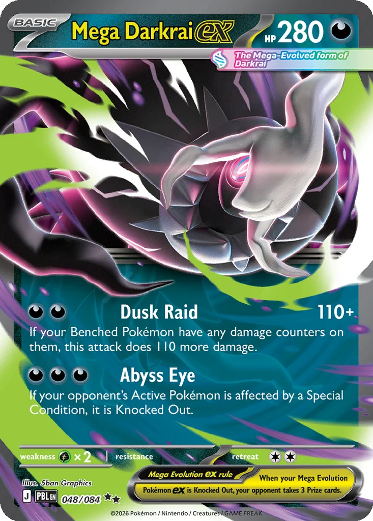 Mega Darkrai ex – Pitch Black nr 048/084 (Holo)