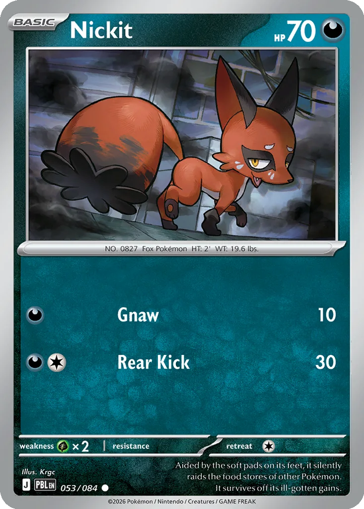 Nickit – Pitch Black nr 053/084 (Normal)