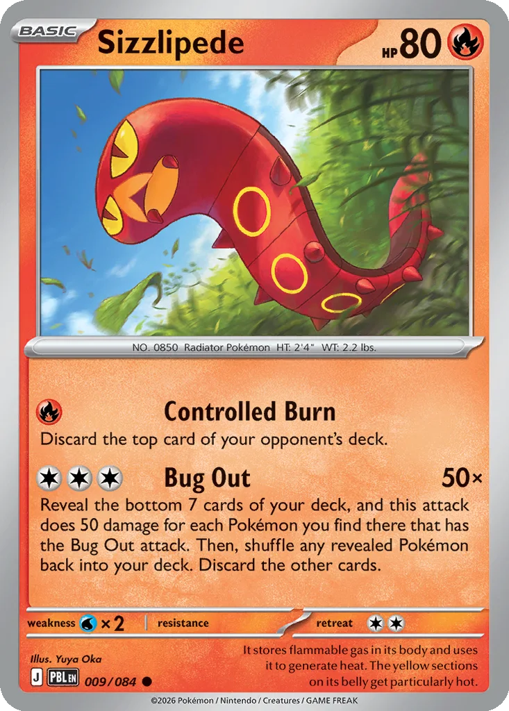 Sizzlipede – Pitch Black nr 009/084 (Normal)