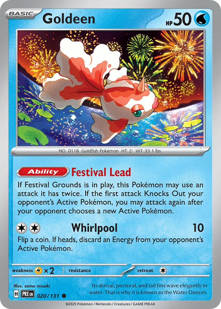 Goldeen – Prismatic Evolutions nr 020/131 (Normal)