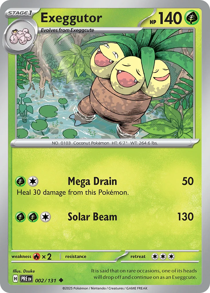 Exeggutor – Prismatic Evolutions nr 002/131 (Normal)