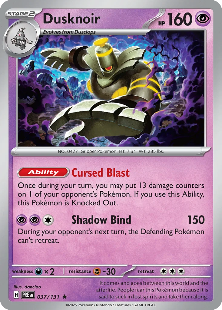 Dusknoir – Prismatic Evolutions nr 037/131 (Holo)