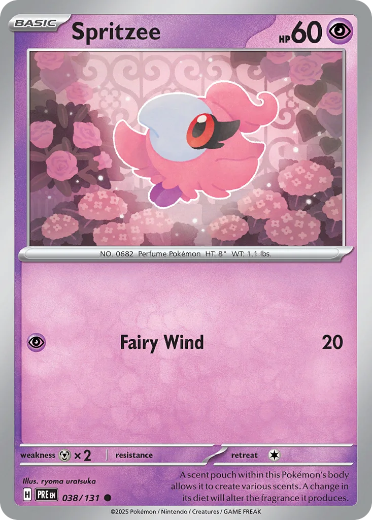 Spritzee – Prismatic Evolutions nr 038/131 (Normal)