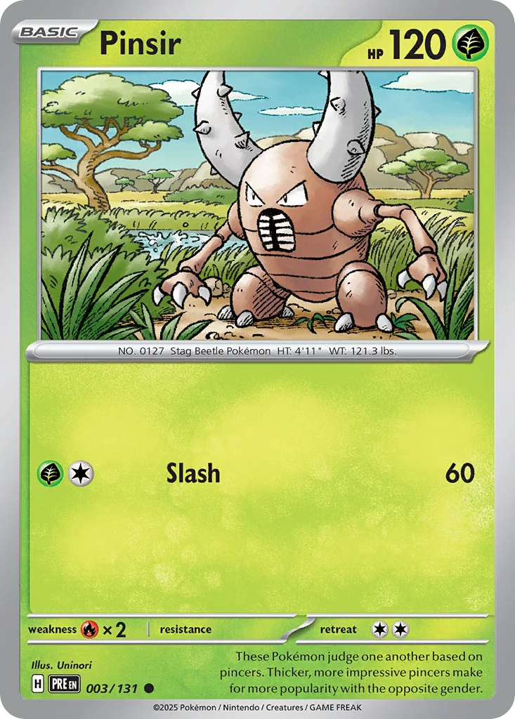 Pinsir – Prismatic Evolutions nr 003/131 (Normal)