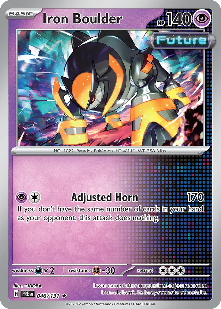 Iron Boulder – Prismatic Evolutions nr 046/131 (Holo)