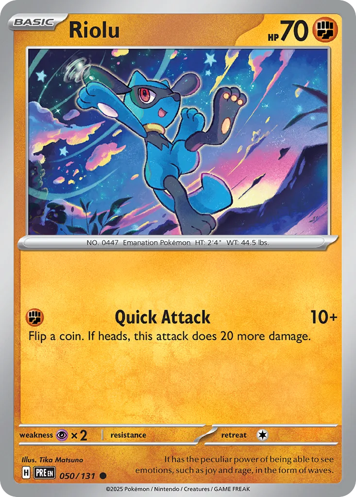 Riolu – Prismatic Evolutions nr 050/131 (Normal)