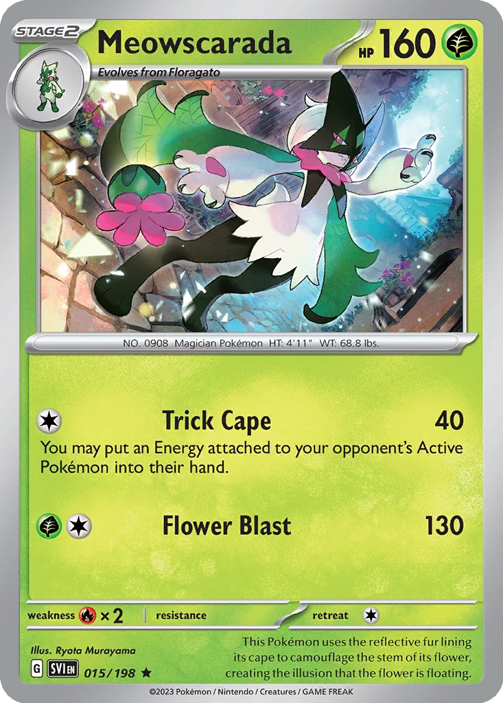 Meowscarada – Scarlet & Violet nr 015/198 (Holo)