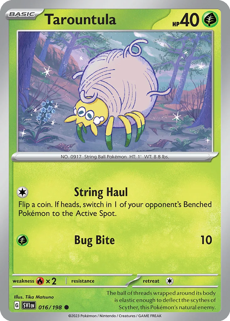 Tarountula – Scarlet & Violet nr 016/198 (Normal)