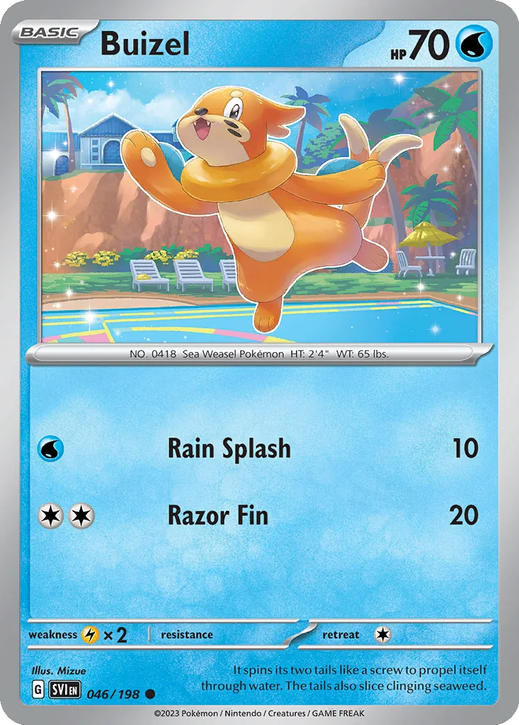 Buizel – Scarlet & Violet nr 046/198 (Normal)