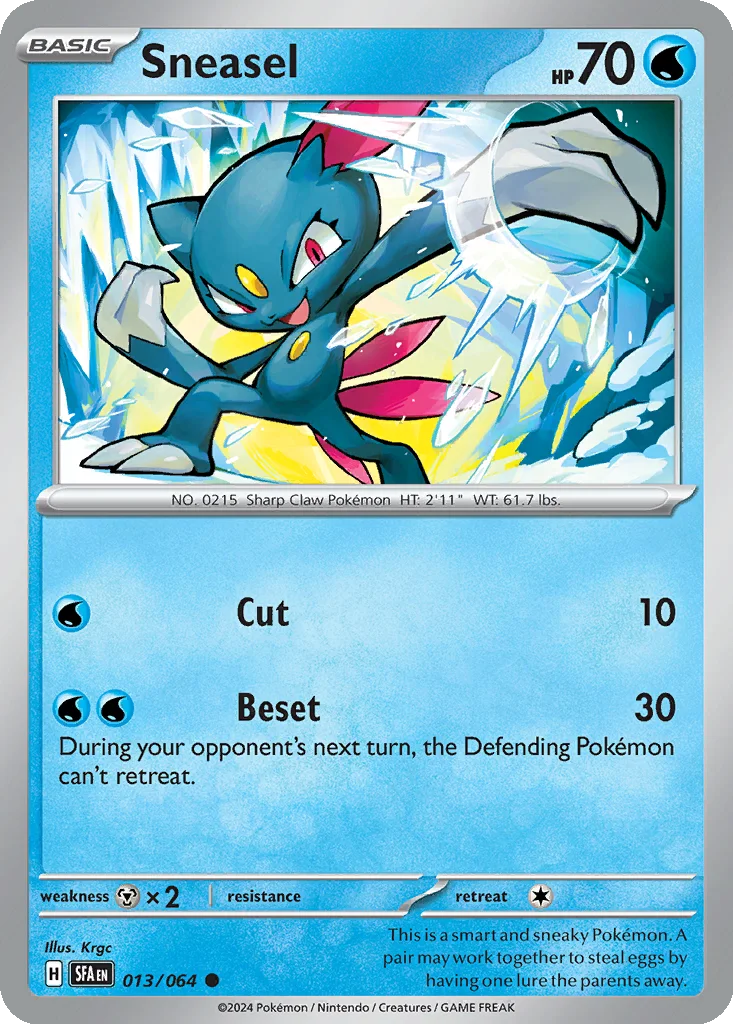 Sneasel – Shrouded Fable nr 013/064 (Normal)