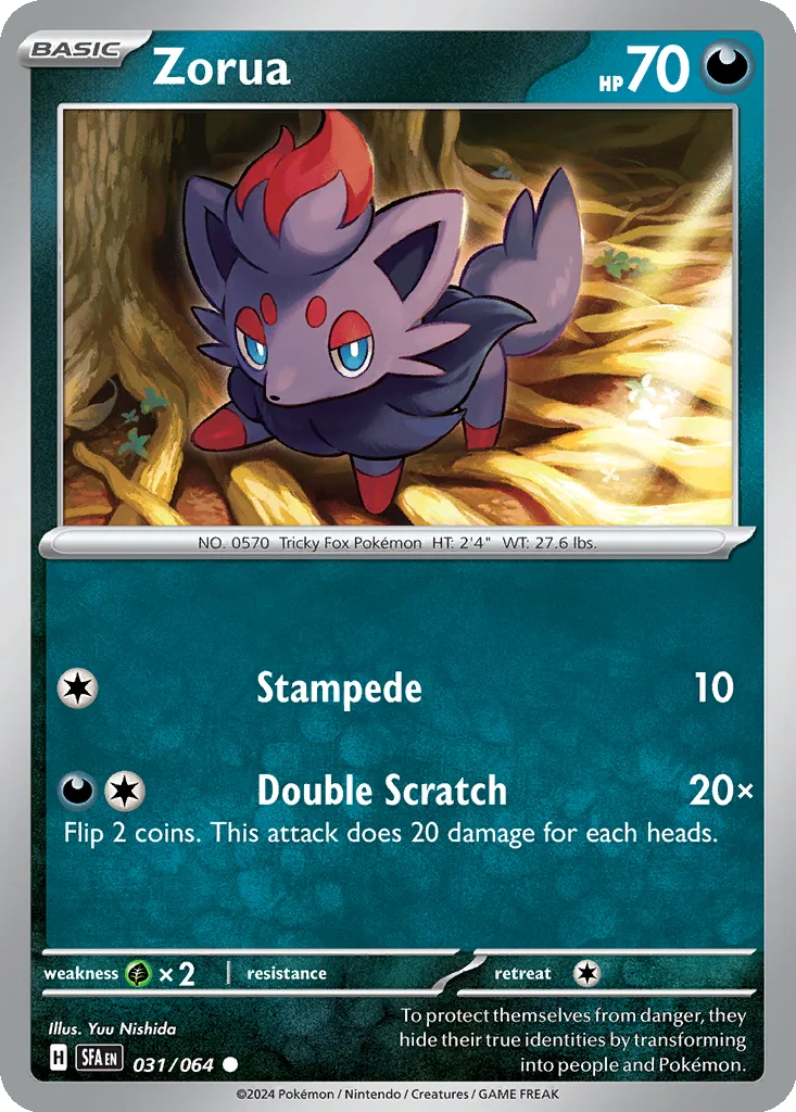 Zorua – Shrouded Fable nr 031/064 (Normal)