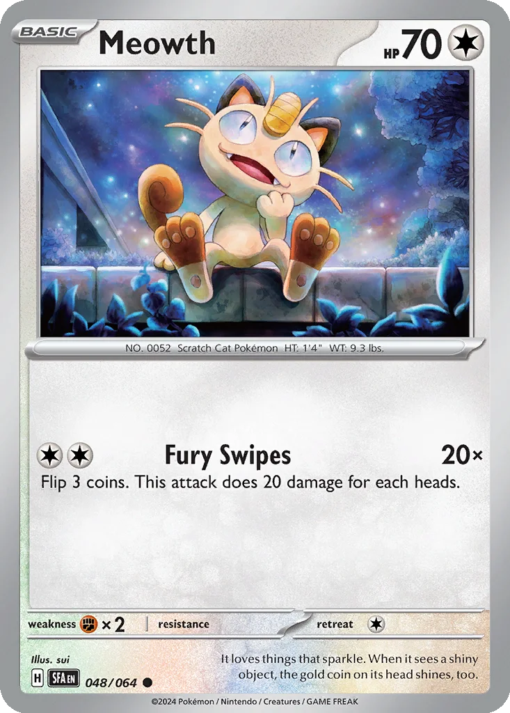 Meowth – Shrouded Fable nr 048/064 (Normal)