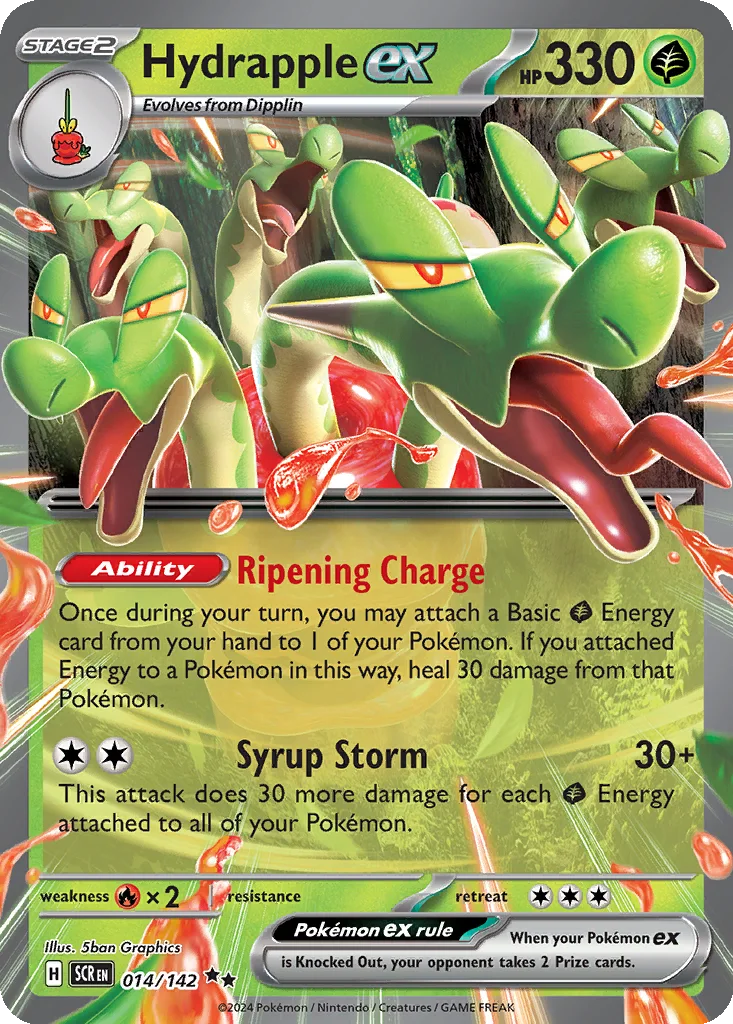 Hydrapple ex – Stellar Crown nr 014/142 (Holo)