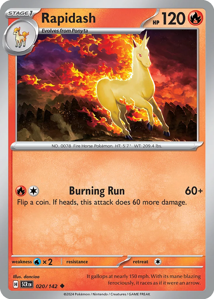 Rapidash – Stellar Crown nr 020/142 (Normal)