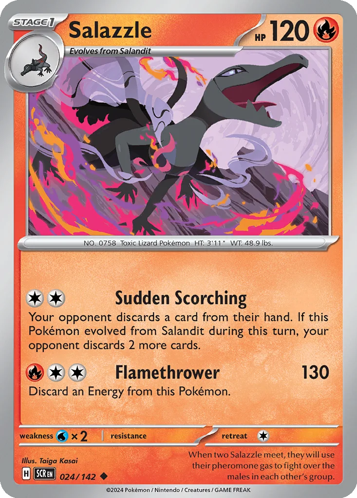 Salazzle – Stellar Crown nr 024/142 (Normal)