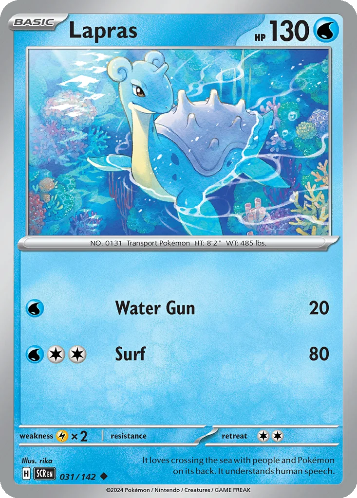 Lapras – Stellar Crown nr 031/142 (Normal)