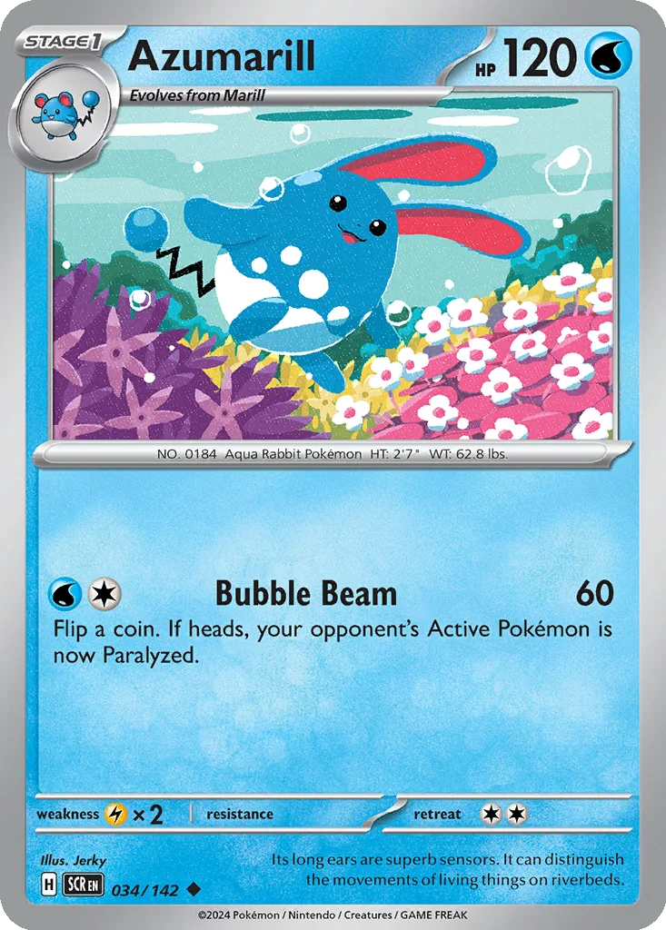Azumarill – Stellar Crown nr 034/142 (Normal)