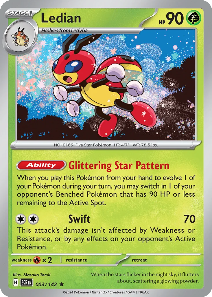 Ledian – Stellar Crown nr 003/142 (Holo)