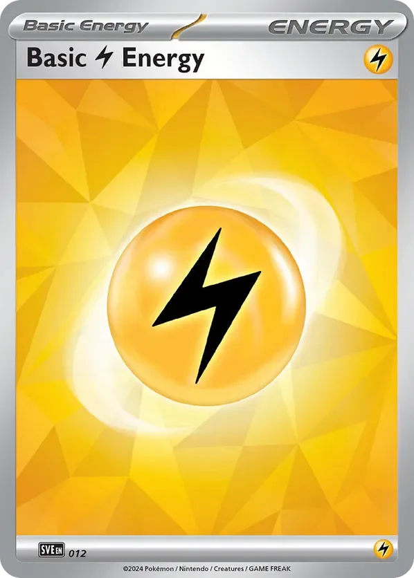Basic Lightning Energy – Stellar Crown nr SVE 012/142 (Terapagos ex Ultra-Premium Collection)