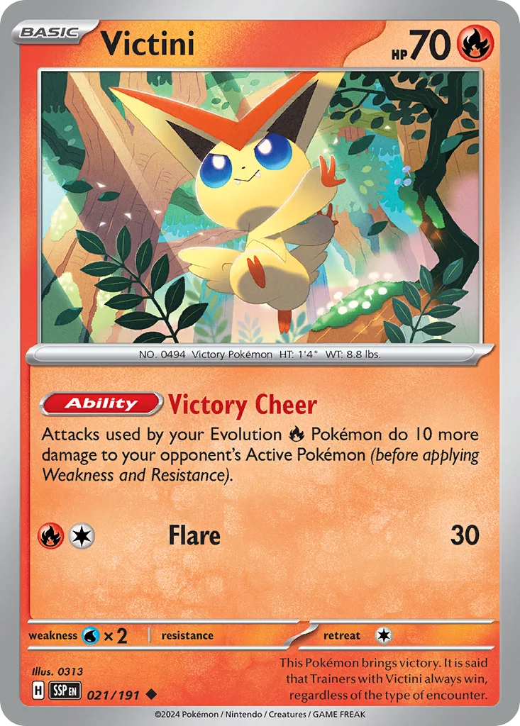 Victini – Surging Sparks nr 021/191 (Normal)