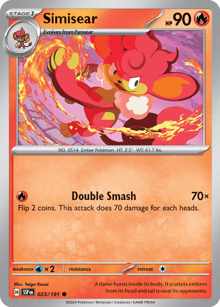 Simisear – Surging Sparks nr 023/191 (Normal)