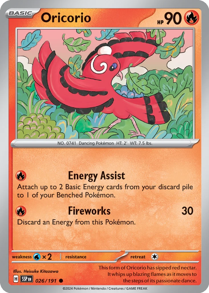 Oricorio – Surging Sparks nr 026/191 (Normal)
