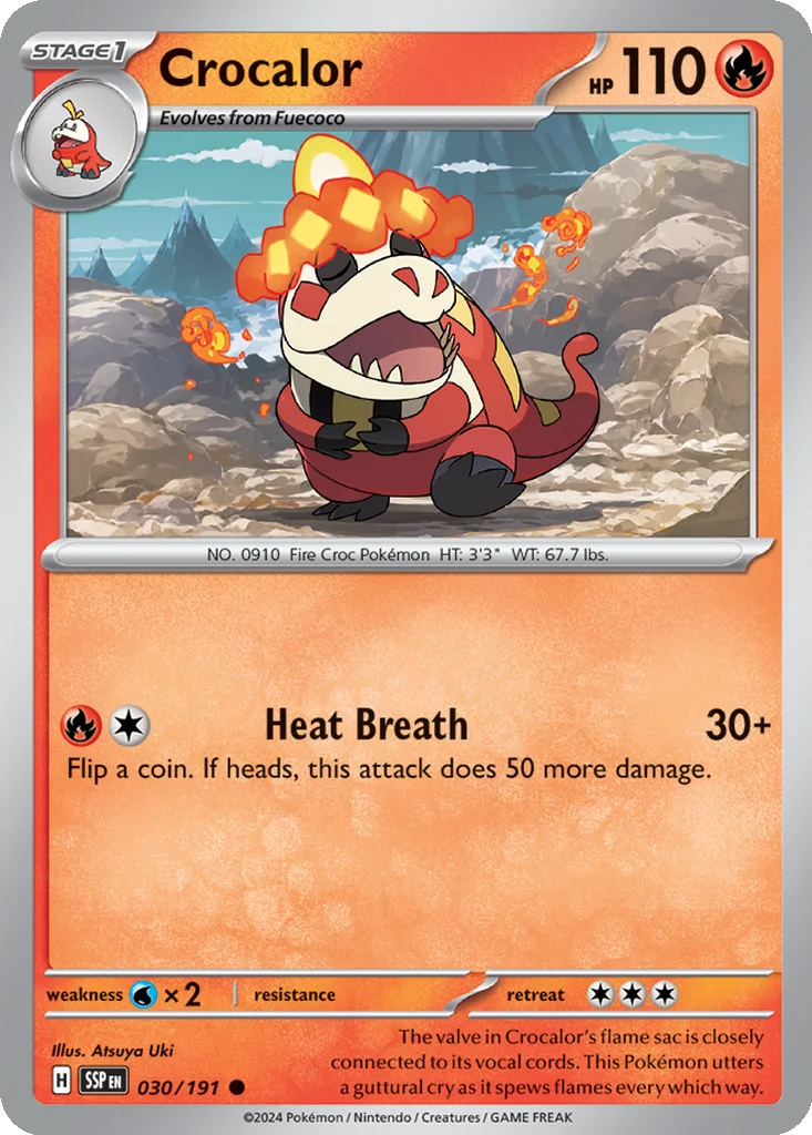 Crocalor – Surging Sparks nr 030/191 (Normal)
