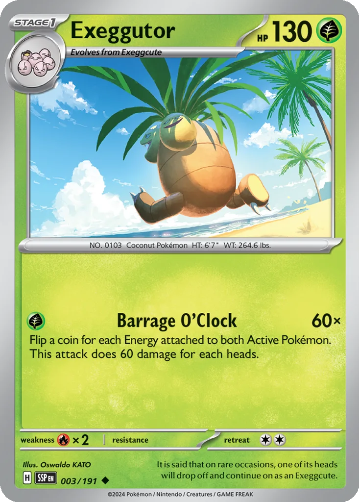 Exeggutor – Surging Sparks nr 003/191 (Normal)