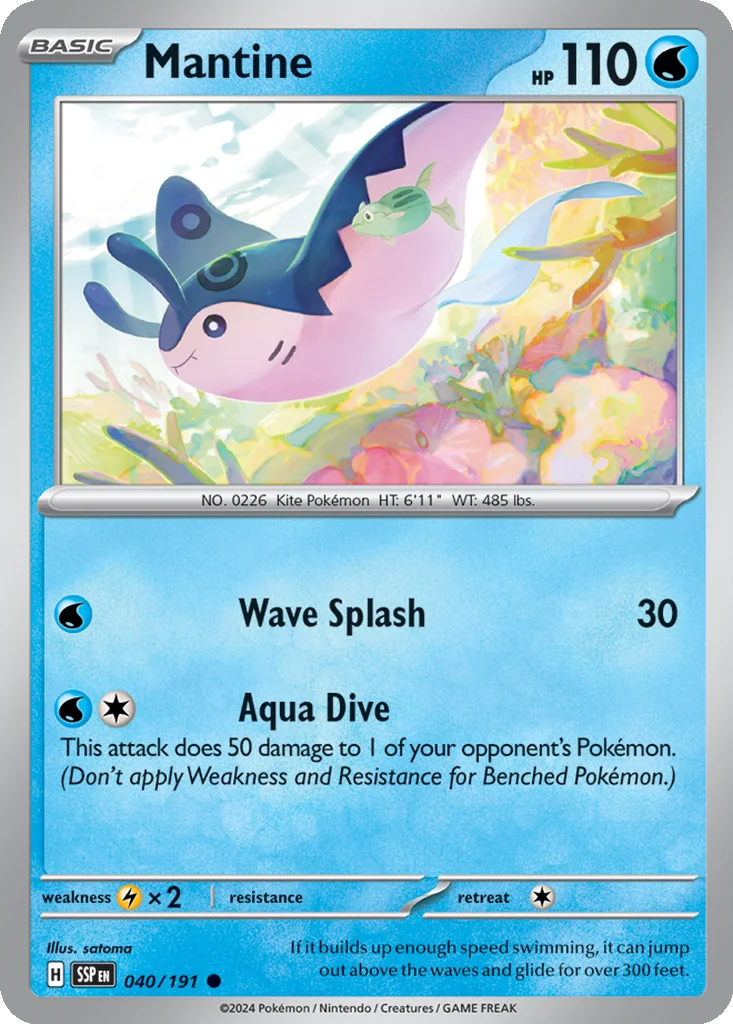 Mantine – Surging Sparks nr 040/191 (Normal)