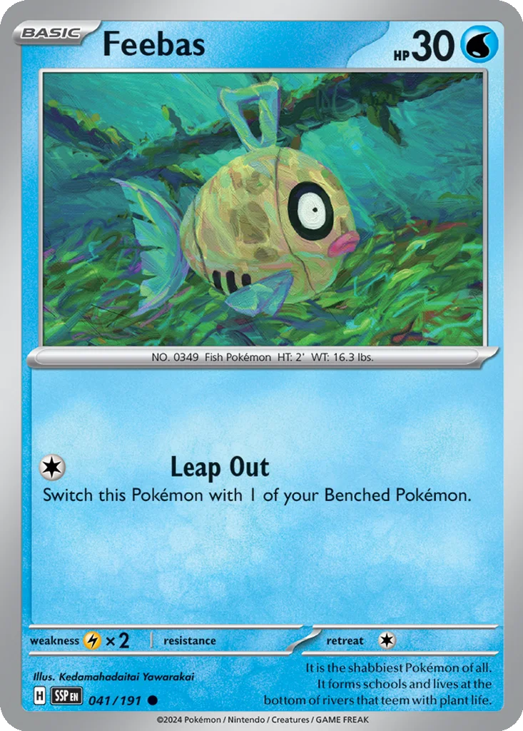 Feebas – Surging Sparks nr 041/191 (Normal)