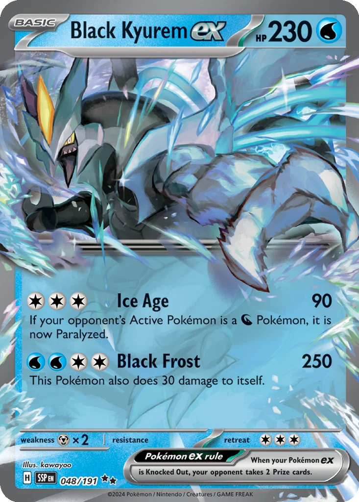 Black Kyurem ex – Surging Sparks nr 048/191 (Holo)