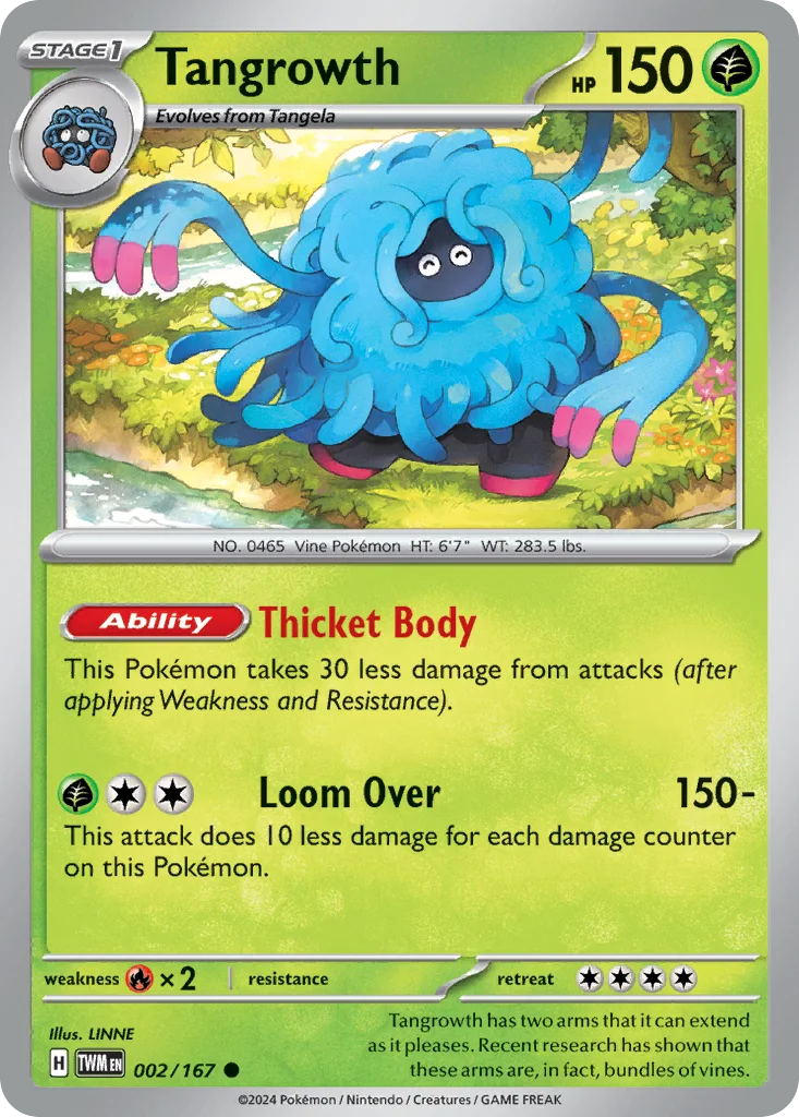 Tangrowth – Twilight Masquerade nr 002/167 (Normal)