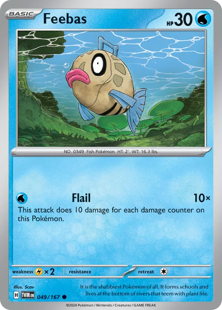 Feebas – Twilight Masquerade nr 049/167 (Normal)